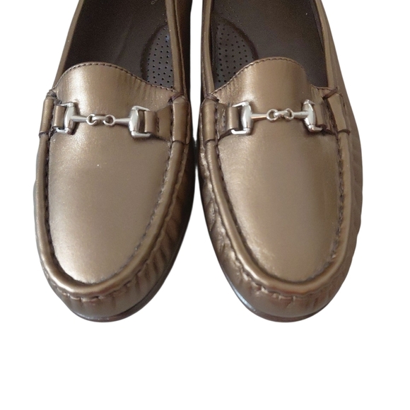 SAS Black Flats Comfortable Loafers - Picture 3 of 10